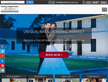 Tablet Screenshot of lachlans.com.au